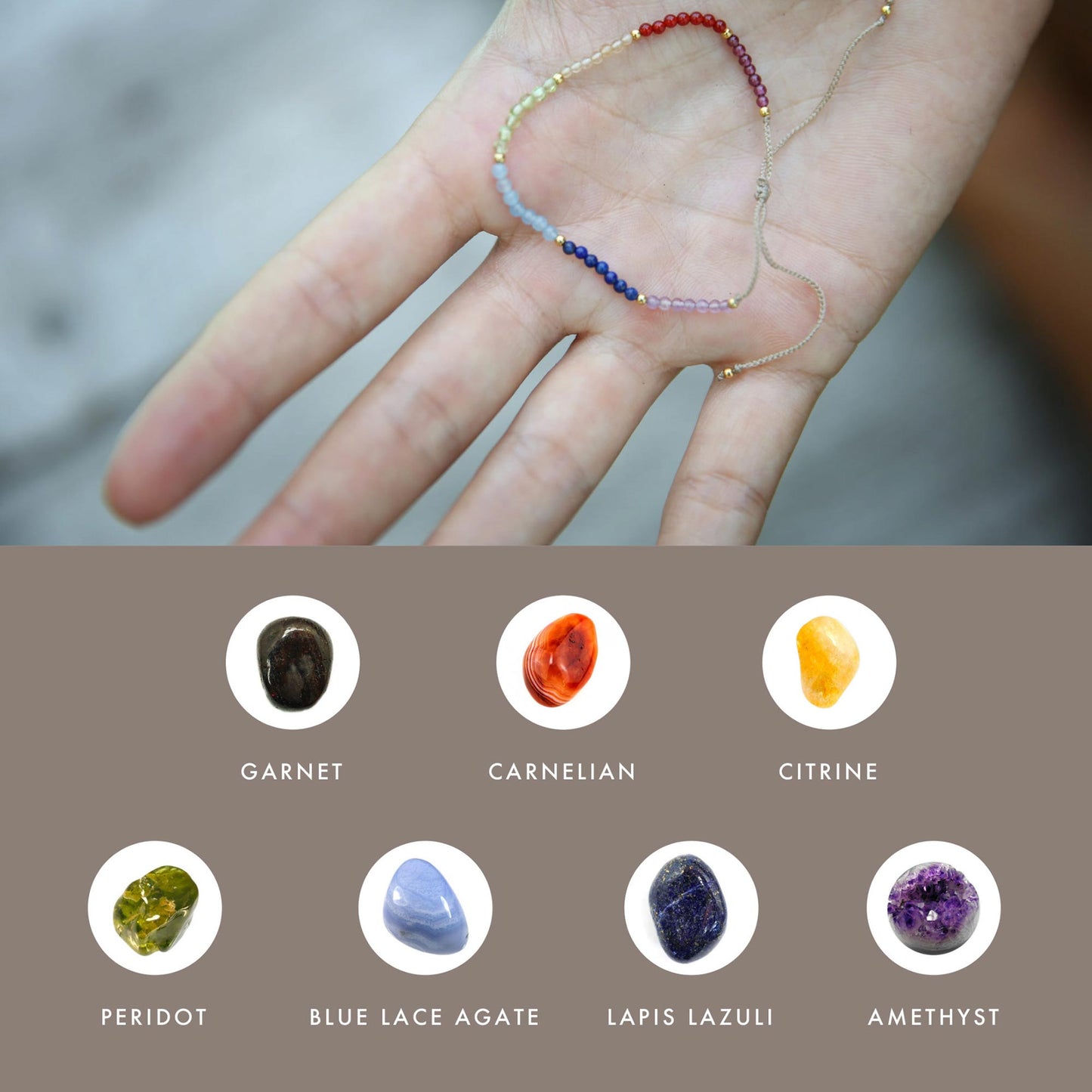 7 Chakras Wristlet